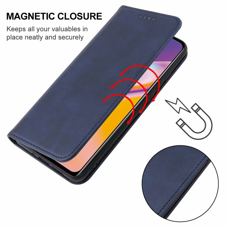 For OPPO Reno5 Lite Magnetic Closure Leather Phone Case