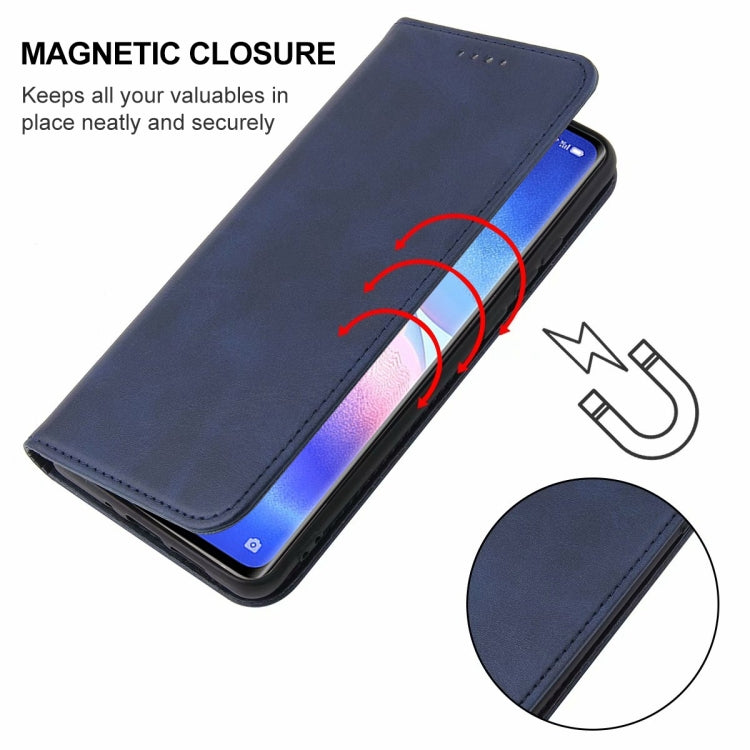 For OPPO Reno5 Pro+ Magnetic Closure Leather Phone Case