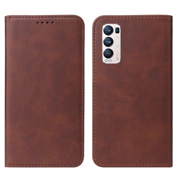 For OPPO Reno5 Pro+ Magnetic Closure Leather Phone Case