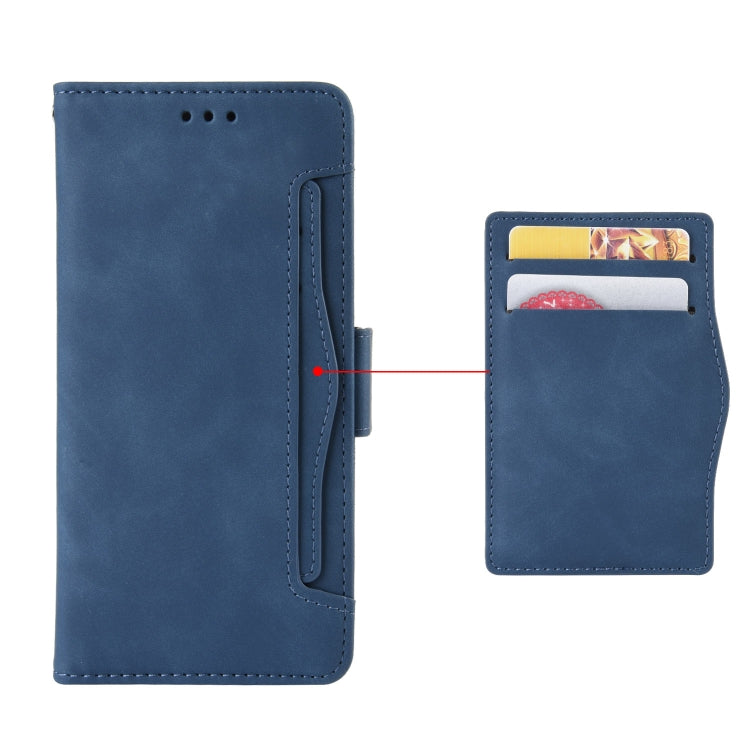 For OPPO A57 5G / 4G Skin Feel Calf Texture Card Slots Leather Phone Case