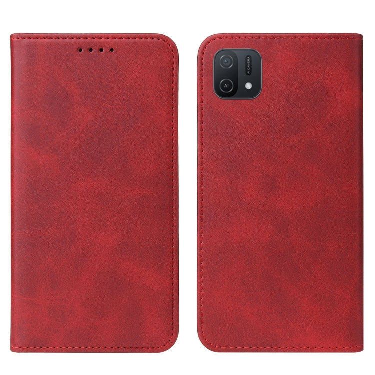 For OPPO A16K Magnetic Closure Leather Phone Case