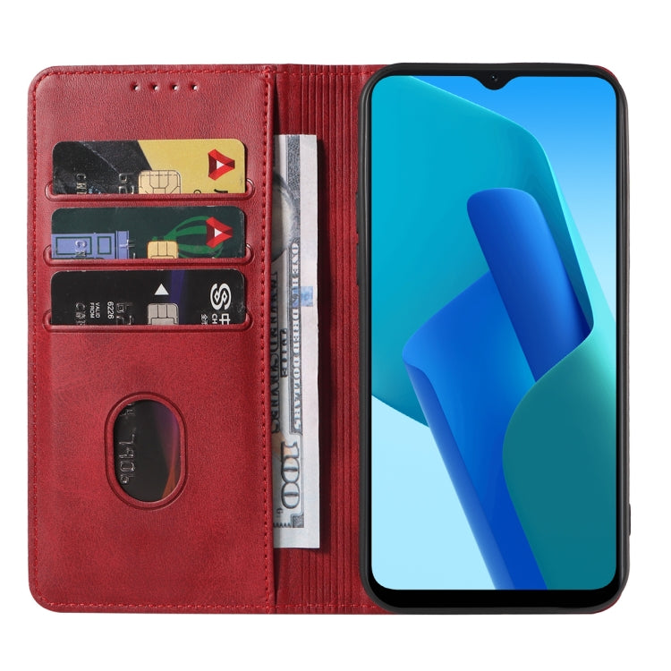 For OPPO A16K Magnetic Closure Leather Phone Case