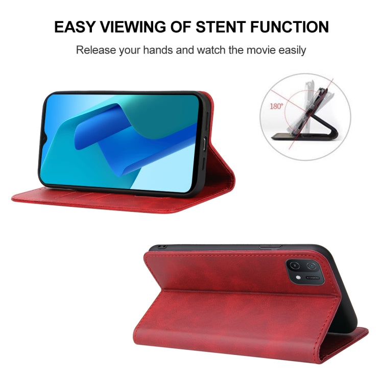 For OPPO A16K Magnetic Closure Leather Phone Case