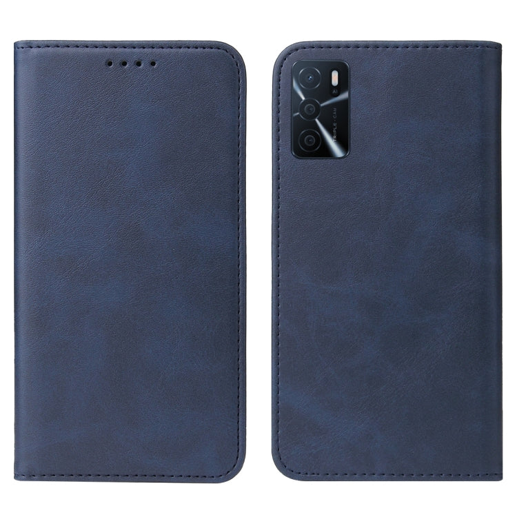 For OPPO A16s Magnetic Closure Leather Phone Case