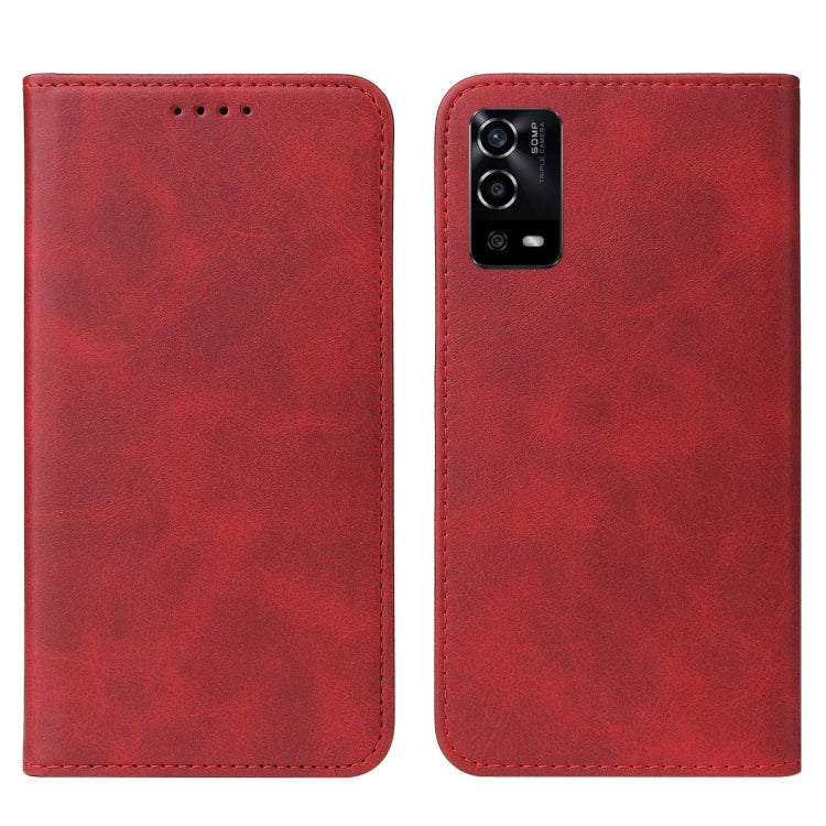 For OPPO A55 Magnetic Closure Leather Phone Case