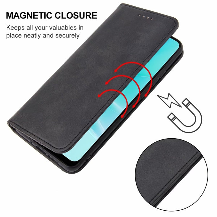 For OPPO A57 4G Magnetic Closure Leather Phone Case