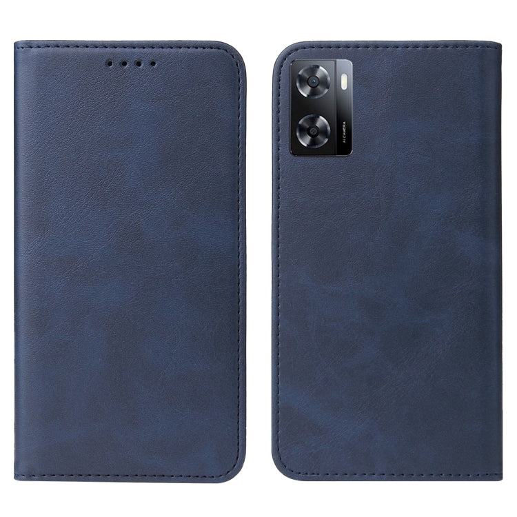 For OPPO A57 4G Magnetic Closure Leather Phone Case
