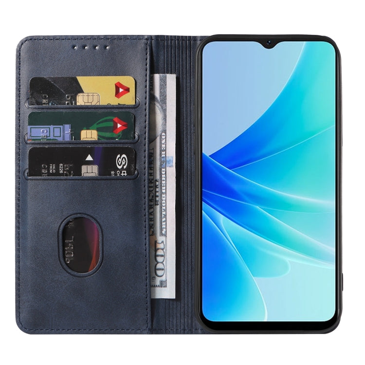 For OPPO A57 4G Magnetic Closure Leather Phone Case