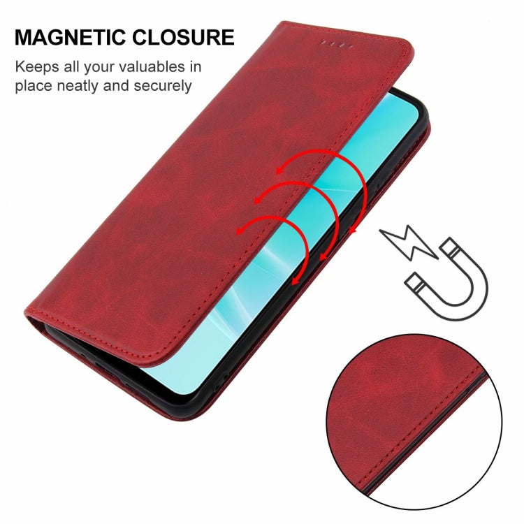 For OPPO A57 4G Magnetic Closure Leather Phone Case