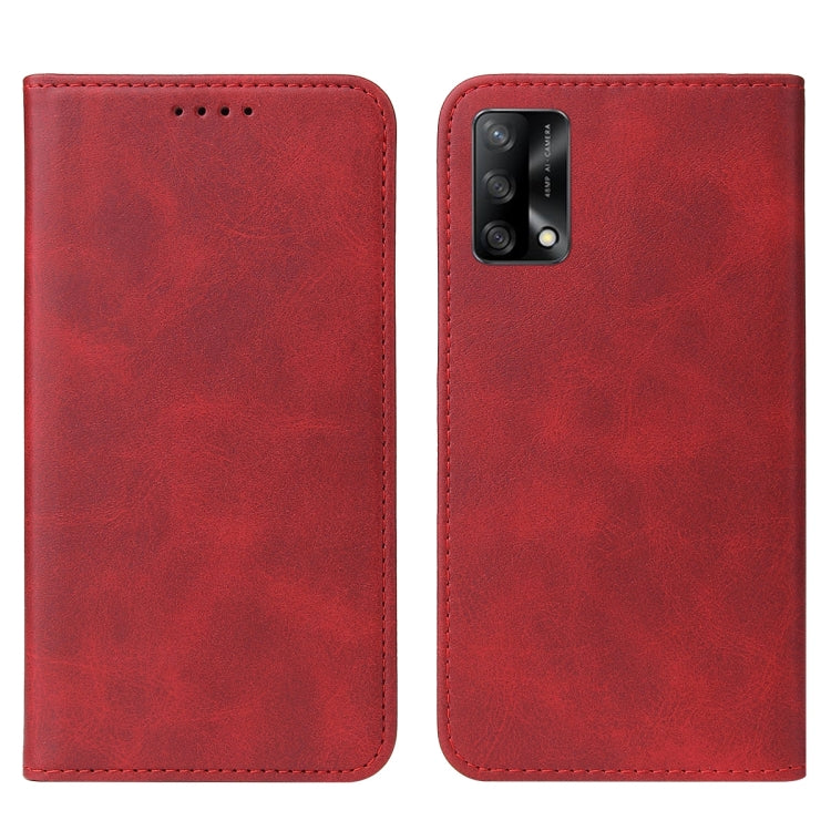 For OPPO A74 4G Magnetic Closure Leather Phone Case