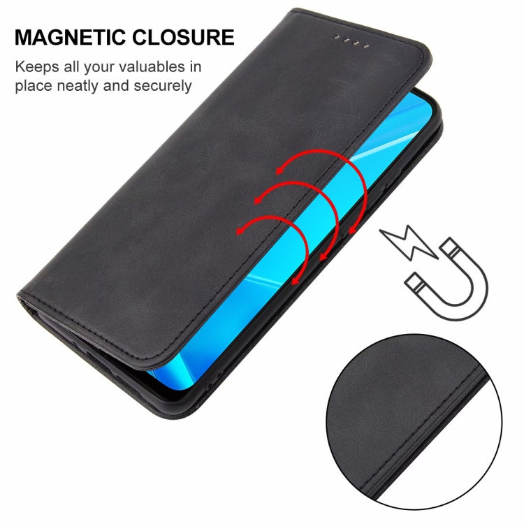 For OPPO A92 Magnetic Closure Leather Phone Case