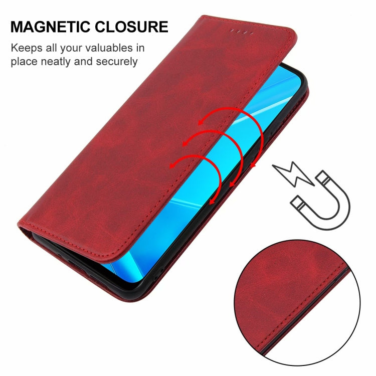 For OPPO A92 Magnetic Closure Leather Phone Case