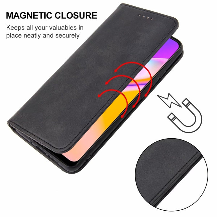 For OPPO A94 5G Magnetic Closure Leather Phone Case