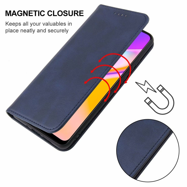 For OPPO A94 5G Magnetic Closure Leather Phone Case