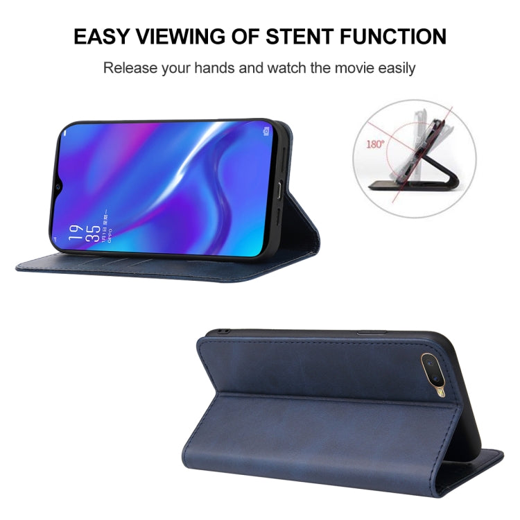 For OPPO AX7 Pro Magnetic Closure Leather Phone Case