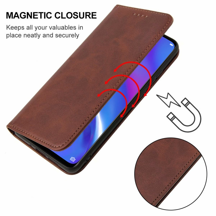 For OPPO AX7 Pro Magnetic Closure Leather Phone Case
