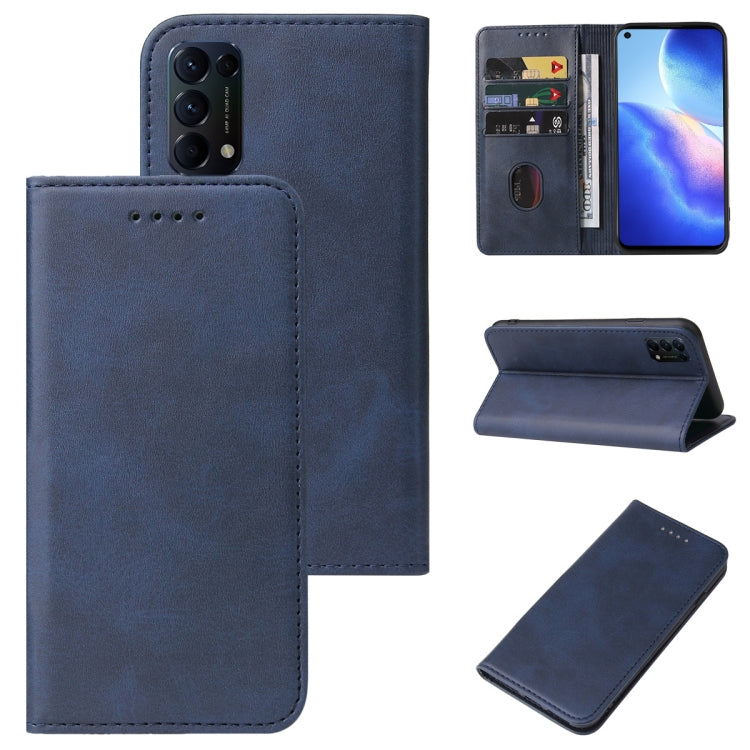 For OPPO Find X3 Lite Magnetic Closure Leather Phone Case