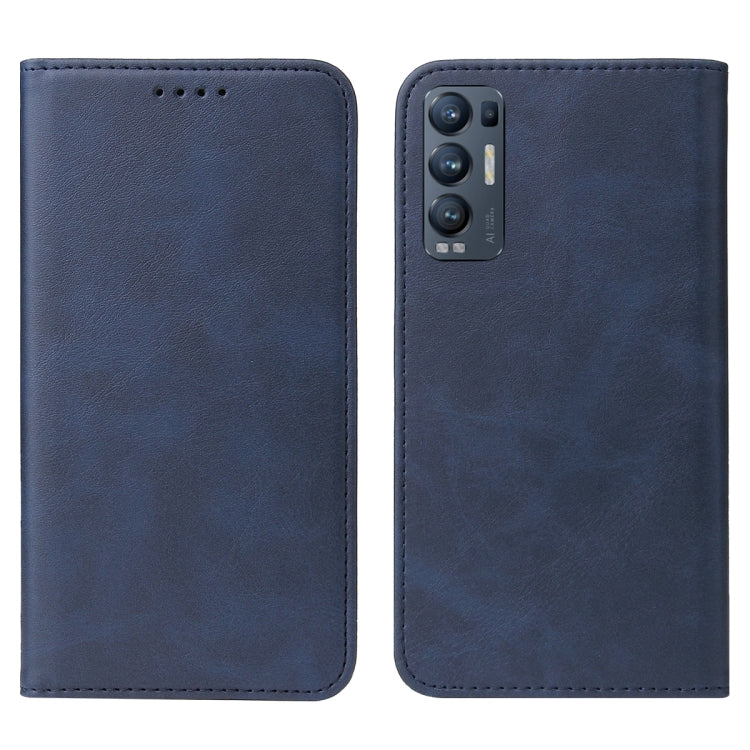 For OPPO Find X3 Neo Magnetic Closure Leather Phone Case