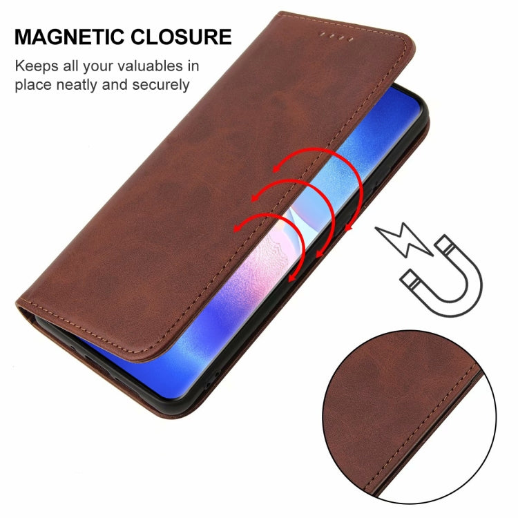 For OPPO Find X3 Neo Magnetic Closure Leather Phone Case