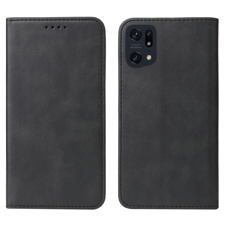 For OPPO Find X5 Pro Magnetic Closure Leather Phone Case