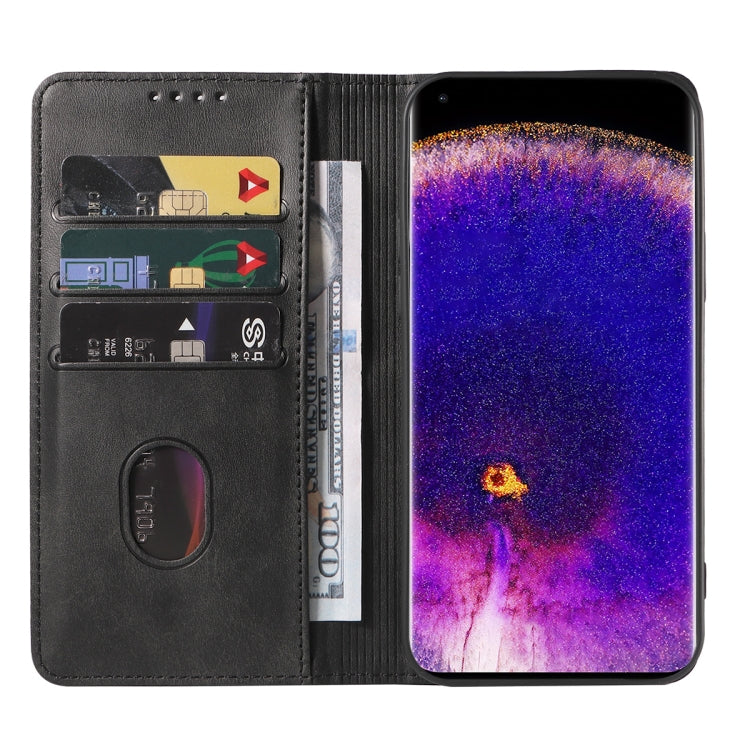 For OPPO Find X5 Pro Magnetic Closure Leather Phone Case