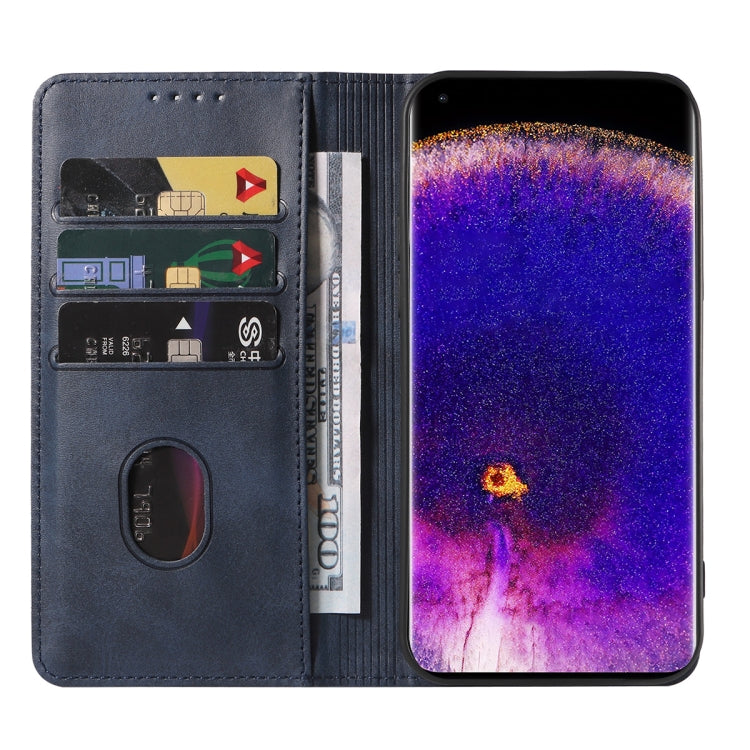 For OPPO Find X5 Pro Magnetic Closure Leather Phone Case