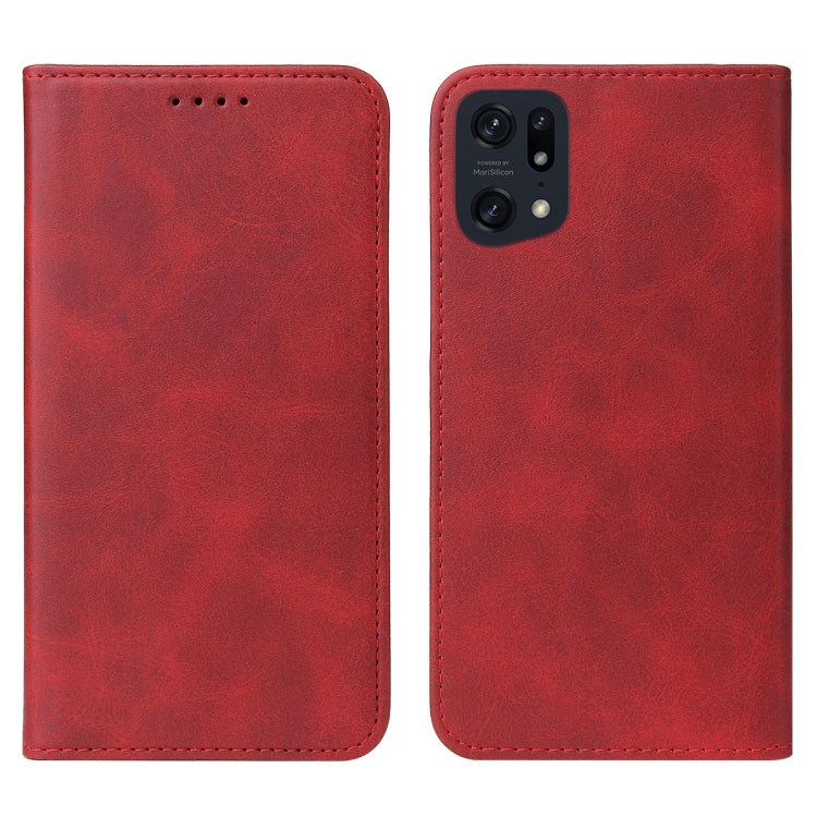 For OPPO Find X5 Pro Magnetic Closure Leather Phone Case