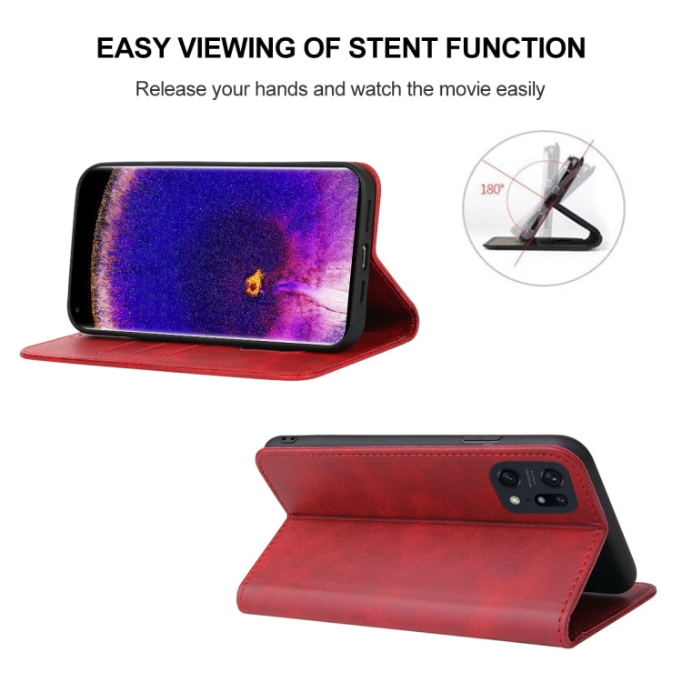 For OPPO Find X5 Pro Magnetic Closure Leather Phone Case