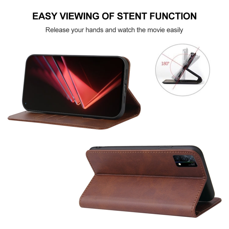 For OPPO K9 Magnetic Closure Leather Phone Case