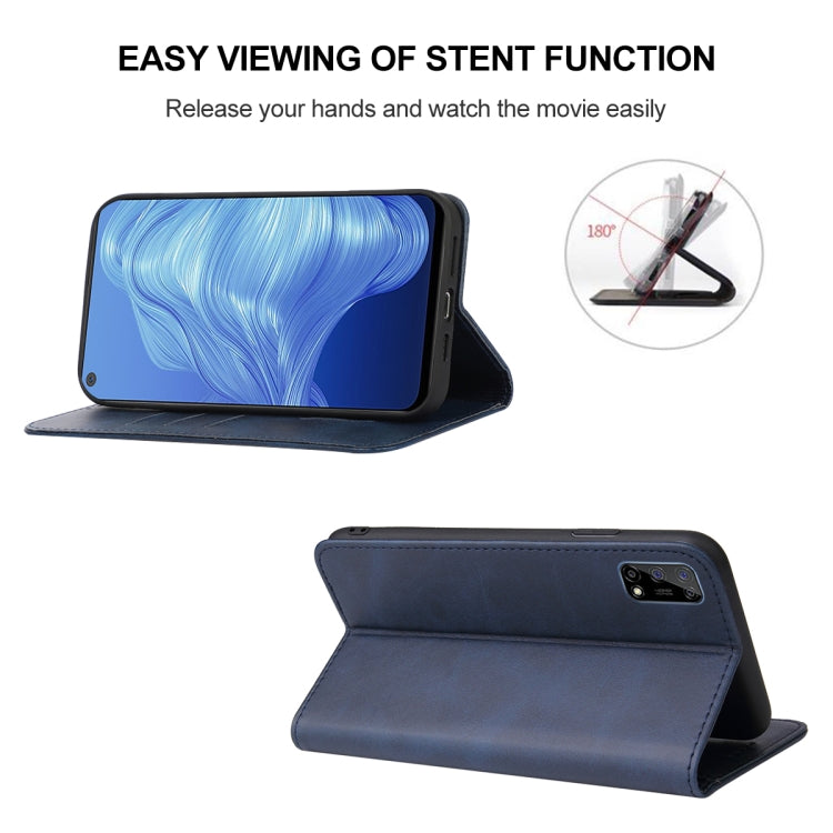 For Realme 7 5G Magnetic Closure Leather Phone Case