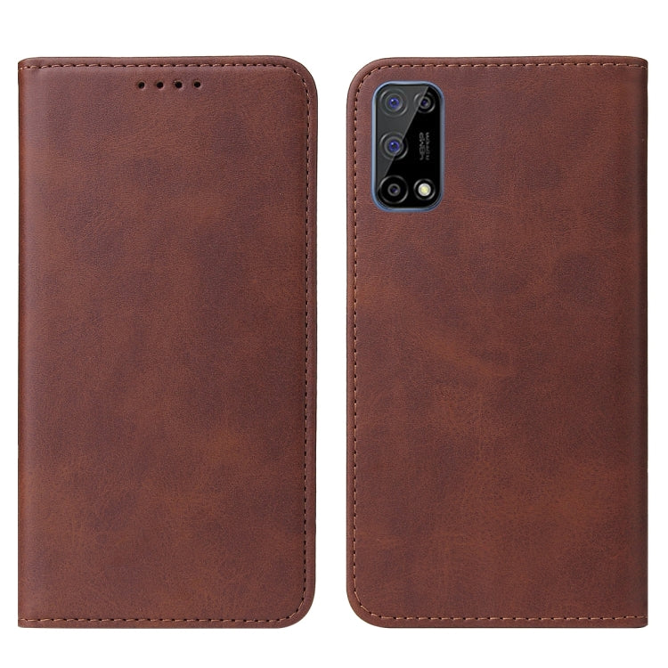 For Realme 7 5G Magnetic Closure Leather Phone Case