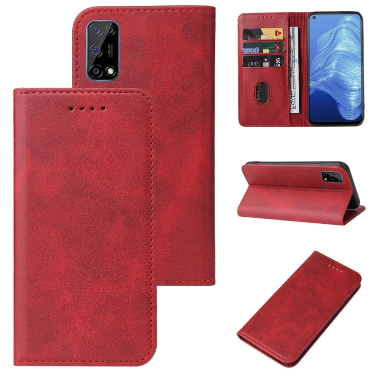 For Realme 7 5G Magnetic Closure Leather Phone Case