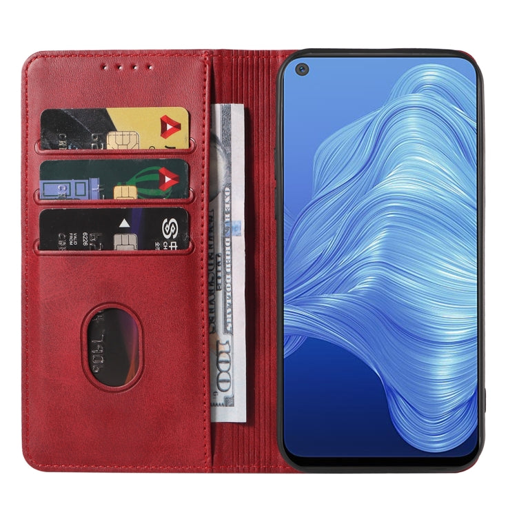 For Realme 7 5G Magnetic Closure Leather Phone Case