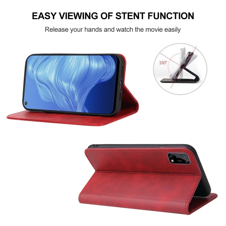 For Realme 7 5G Magnetic Closure Leather Phone Case