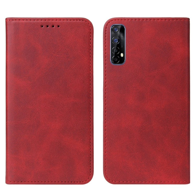 For Realme 7 Global Magnetic Closure Leather Phone Case