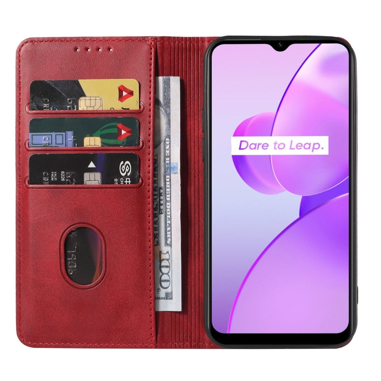 For Realme C31 Magnetic Closure Leather Phone Case