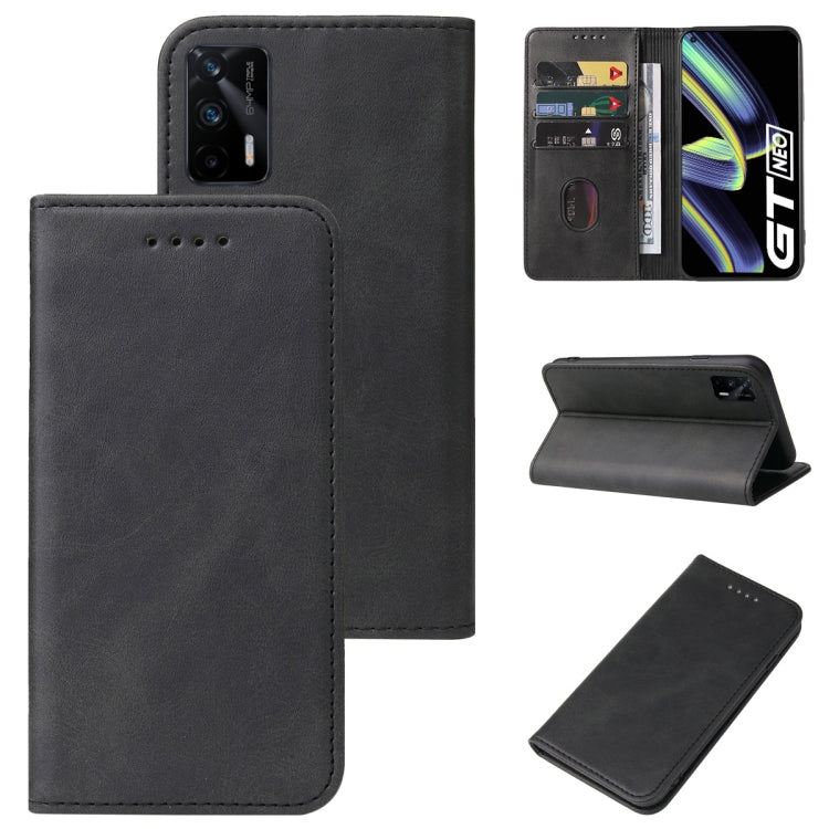For Realme GT Neo Flash Magnetic Closure Leather Phone Case