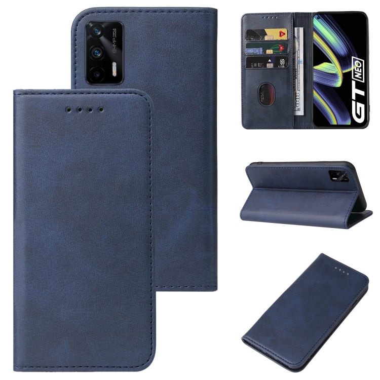 For Realme GT Neo Flash Magnetic Closure Leather Phone Case