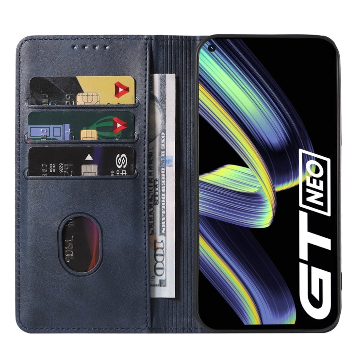 For Realme GT Neo Flash Magnetic Closure Leather Phone Case