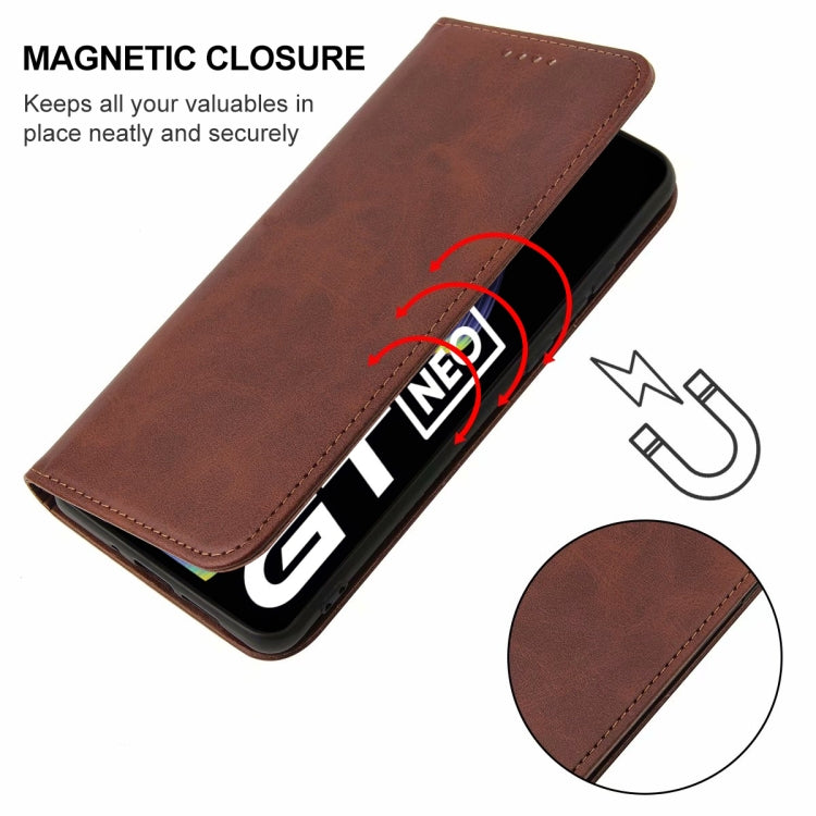 For Realme GT Neo Flash Magnetic Closure Leather Phone Case