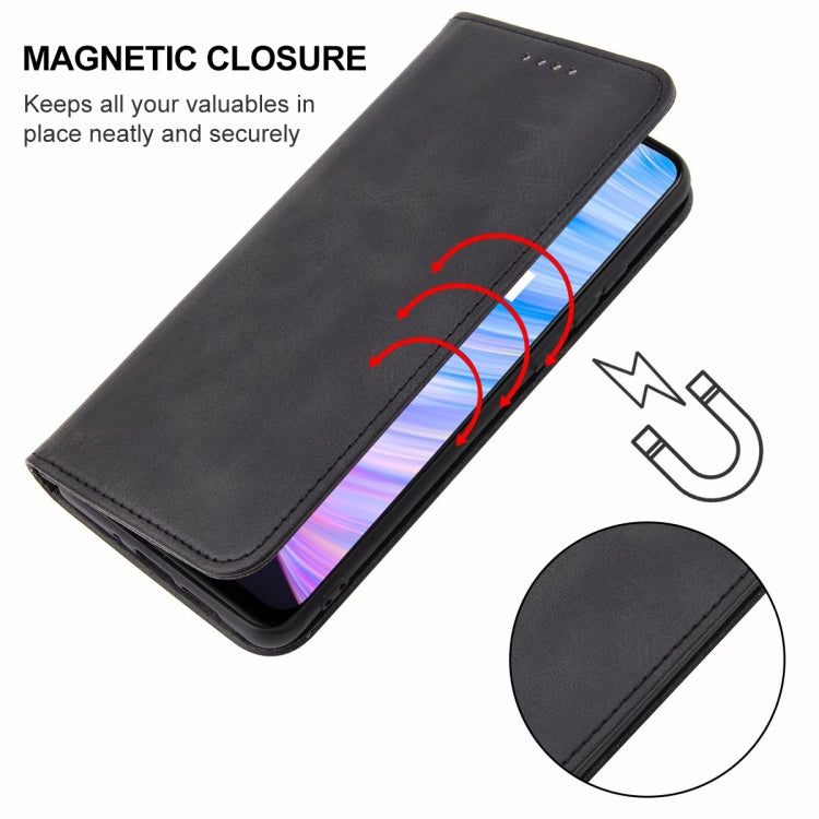 For Realme Q2 Pro Magnetic Closure Leather Phone Case