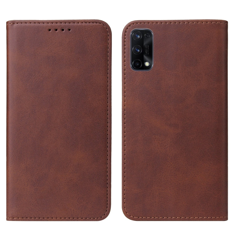 For Realme Q2 Pro Magnetic Closure Leather Phone Case