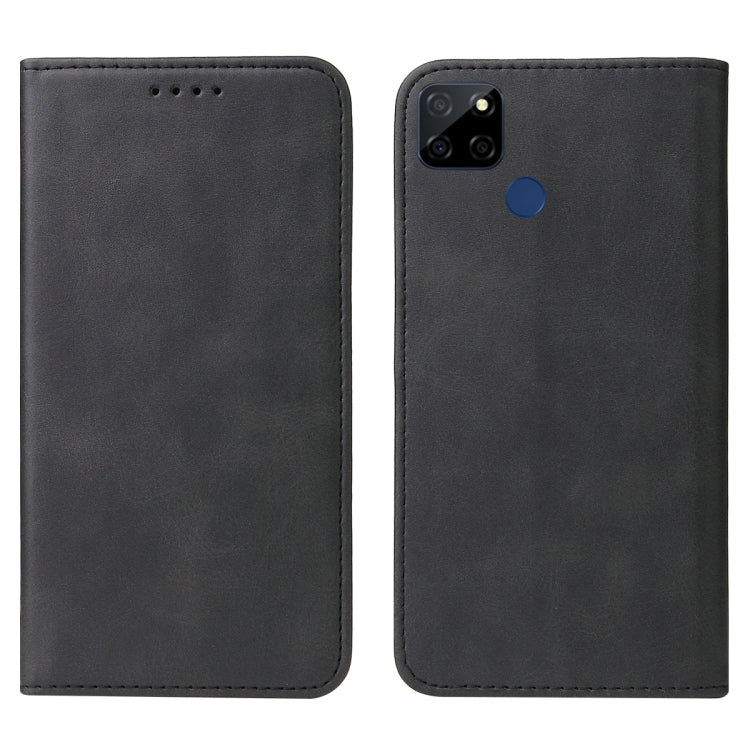 For Realme Q2i Magnetic Closure Leather Phone Case