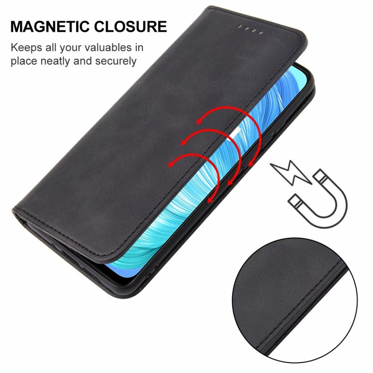 For Realme V5 5G Magnetic Closure Leather Phone Case