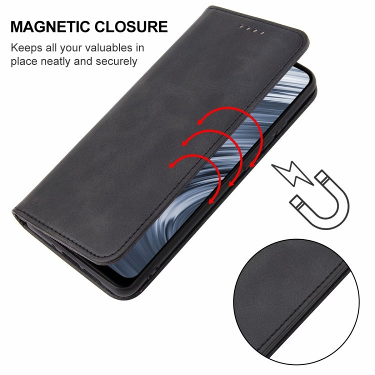 For Realme V15 Magnetic Closure Leather Phone Case