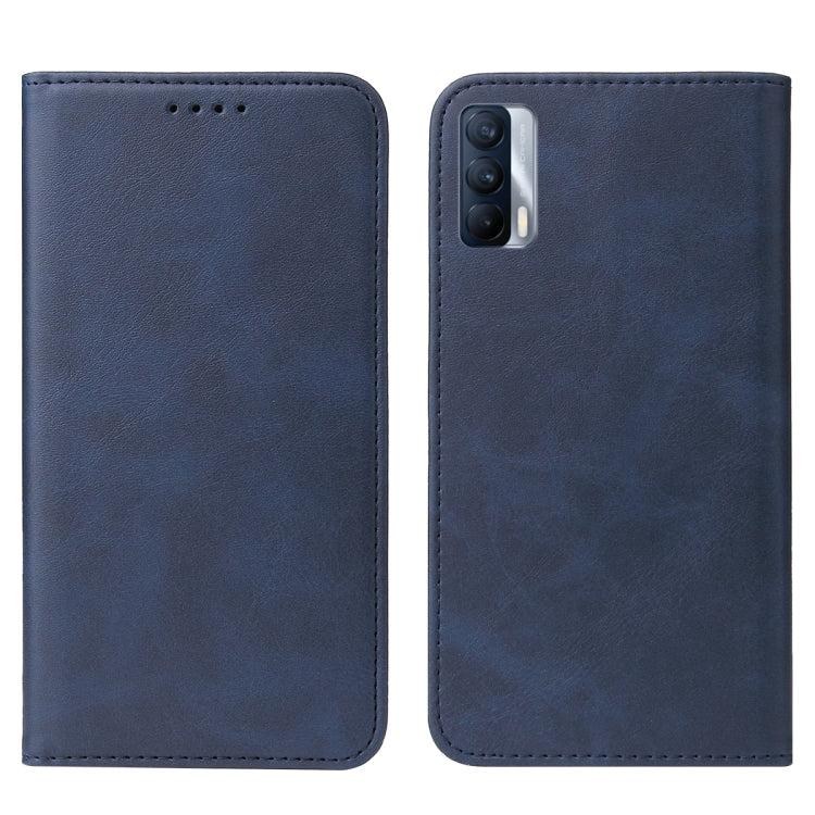 For Realme V15 Magnetic Closure Leather Phone Case