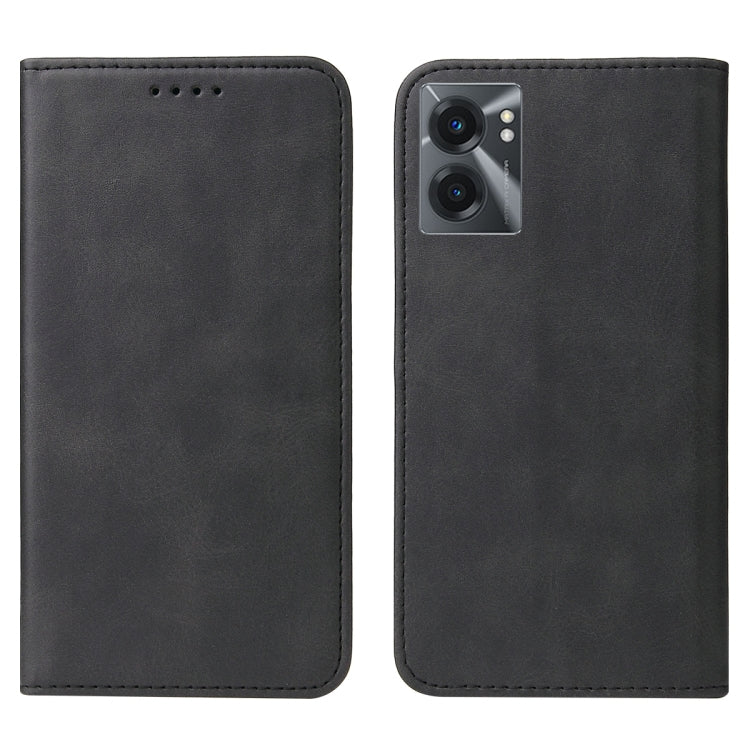 For Realme V23 Magnetic Closure Leather Phone Case