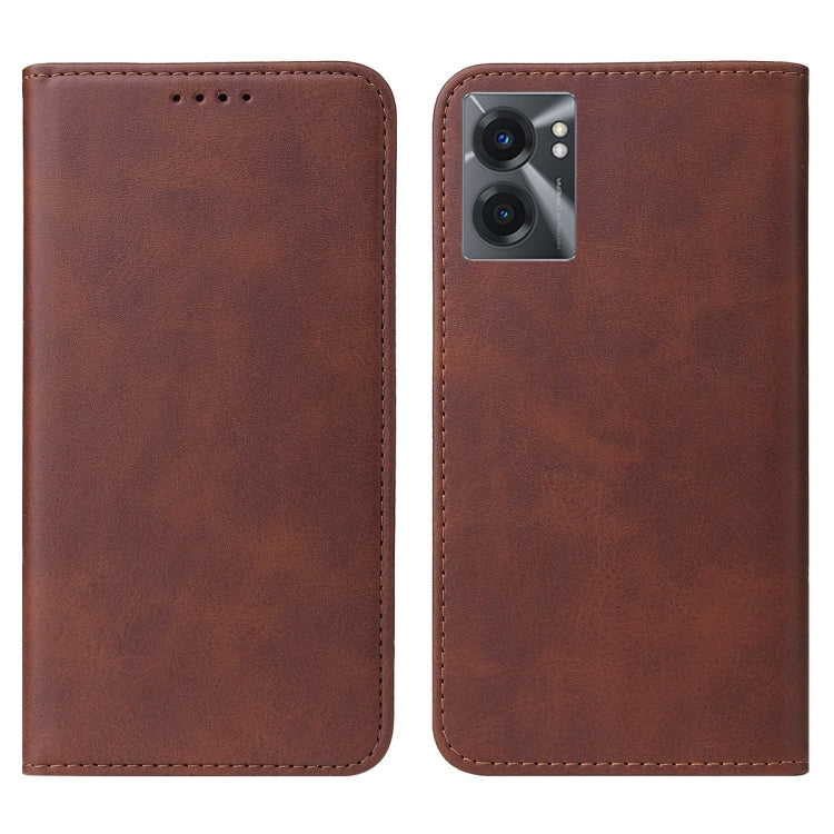 For Realme V23 Magnetic Closure Leather Phone Case