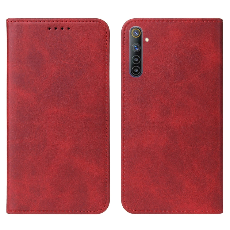 For Realme X2 Magnetic Closure Leather Phone Case