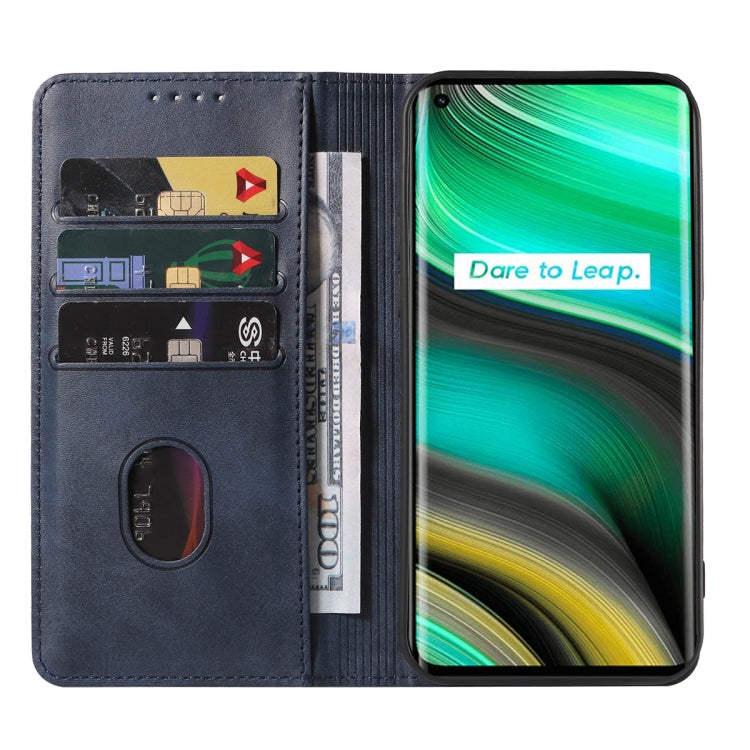 For Realme X7 Pro Ultra Magnetic Closure Leather Phone Case